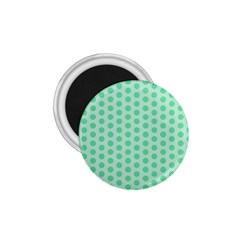 Polka Dots Mint Green, Pastel Colors, Retro, Vintage Pattern 1 75  Magnets