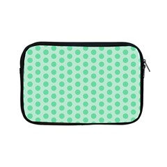 Polka Dots Mint Green, Pastel Colors, Retro, Vintage Pattern Apple Ipad Mini Zipper Cases by Casemiro