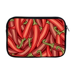 Seamless Chili Pepper Pattern Apple Macbook Pro 17  Zipper Case by BangZart