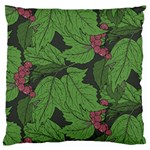 Seamless pattern with hand drawn guelder rose branches Large Cushion Case (Two Sides) Front