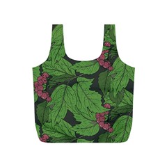 Seamless Pattern With Hand Drawn Guelder Rose Branches Full Print Recycle Bag (s)