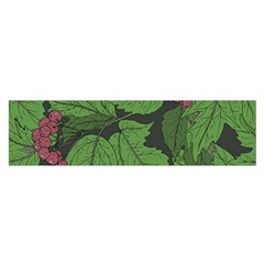 Seamless Pattern With Hand Drawn Guelder Rose Branches Satin Scarf (oblong)