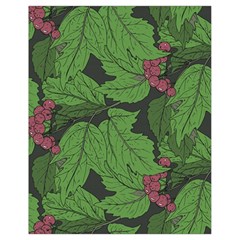 Seamless Pattern With Hand Drawn Guelder Rose Branches Drawstring Bag (small)