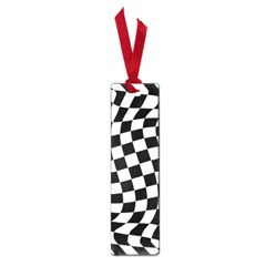 Weaving Racing Flag, Black And White Chess Pattern Small Book Marks by Casemiro