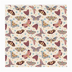 Pattern With Butterflies Moths Medium Glasses Cloth by BangZart