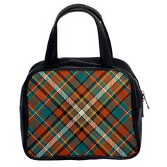 Tartan Scotland Seamless Plaid Pattern Vector Retro Background Fabric Vintage Check Color Square Classic Handbag (two Sides) by BangZart