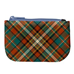 Tartan Scotland Seamless Plaid Pattern Vector Retro Background Fabric Vintage Check Color Square Large Coin Purse