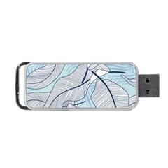 Tropical Flower Seamless Pattern Portable Usb Flash (one Side) by BangZart