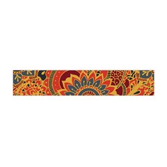 Bright Seamless Pattern With Paisley Elements Hand Drawn Wallpaper With Floral Traditional Flano Scarf (mini)