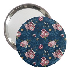 Vintage Flowers Pattern 3  Handbag Mirrors