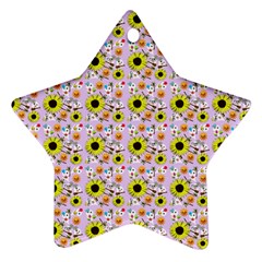 Hawaii Ghost Lilac Ornament (Star)