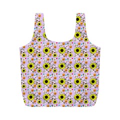 Hawaii Ghost Lilac Full Print Recycle Bag (M)