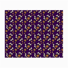 Clown Ghost Pattern Purple Small Glasses Cloth