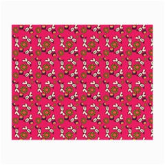 Clown Ghost Pattern Pink Small Glasses Cloth