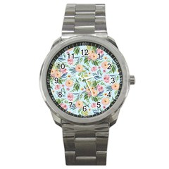 Springflowers Sport Metal Watch by Dushan