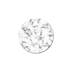 White Faux Marble Texture  Golf Ball Marker (4 Pack) by Dushan