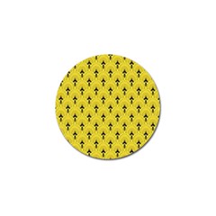 Art-decoyellow Golf Ball Marker (4 Pack) by Dushan