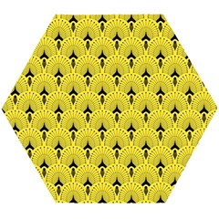 Art-decoyellow Wooden Puzzle Hexagon by Dushan