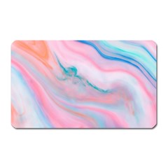 Colorful Marble Abstract Background Texture  Magnet (rectangular) by Dushan