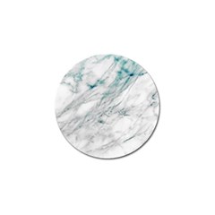 Gray Faux Marble Blue Accent Golf Ball Marker (4 Pack) by Dushan
