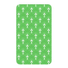 Green And White Art-deco Pattern Memory Card Reader (rectangular) by Dushan