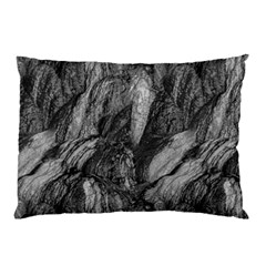 Black And White Rocky Texture Pattern Pillow Case (two Sides) by dflcprintsclothing