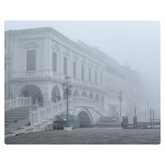 Fog Winter Scene Venice, Italy Double Sided Flano Blanket (medium)  by dflcprintsclothing