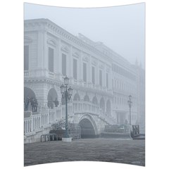 Fog Winter Scene Venice, Italy Back Support Cushion by dflcprintsclothing