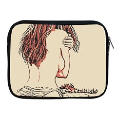 Beauty At The Beach, Hot Bikini Girl Illustration Apple Ipad 2/3/4 Zipper Cases by Casemiro