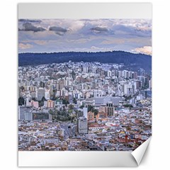 Cityscape Aerial View Quito, Ecuador Canvas 16  X 20  by dflcprintsclothing