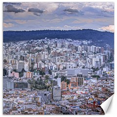 Cityscape Aerial View Quito, Ecuador Canvas 20  X 20  by dflcprintsclothing