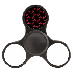Red, hot jalapeno peppers, chilli pepper pattern at black, spicy Finger Spinner
