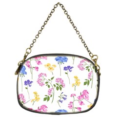 Botanical Flowers Chain Purse (one Side)