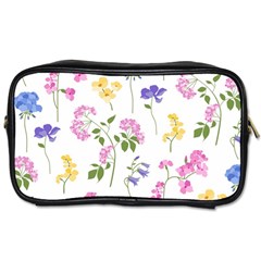 Botanical Flowers Toiletries Bag (one Side)