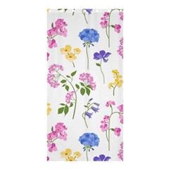 Botanical Flowers Shower Curtain 36  X 72  (stall)  by Dushan