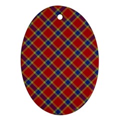 Scottish And Celtic Pattern - Braveheard Is Proud Of You Ornament (oval) by DinzDas