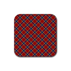 Scottish And Celtic Pattern - Braveheard Is Proud Of You Rubber Coaster (square)  by DinzDas