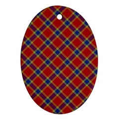 Scottish And Celtic Pattern - Braveheard Is Proud Of You Oval Ornament (two Sides) by DinzDas