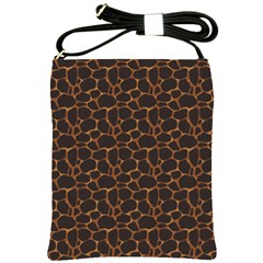 Animal Skin - Panther Or Giraffe - Africa And Savanna Shoulder Sling Bag by DinzDas