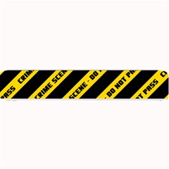 Warning Colors Yellow And Black - Police No Entrance 2 Small Bar Mats by DinzDas