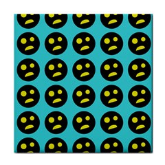 005 - Ugly Smiley With Horror Face - Scary Smiley Face Towel by DinzDas
