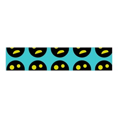 005 - Ugly Smiley With Horror Face - Scary Smiley Velvet Scrunchie by DinzDas