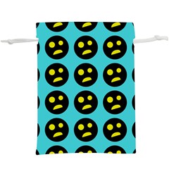 005 - Ugly Smiley With Horror Face - Scary Smiley  Lightweight Drawstring Pouch (xl) by DinzDas