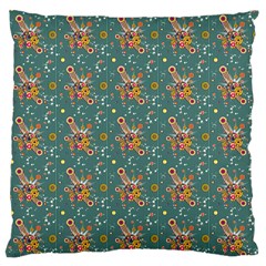 006 - Funky Oldschool 70s Wallpaper - Exploding Circles Standard Flano Cushion Case (one Side) by DinzDas