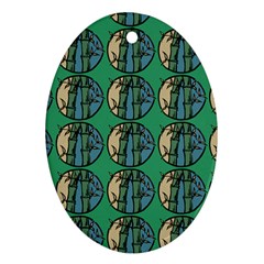 Bamboo Trees - The Asian Forest - Woods Of Asia Ornament (Oval)