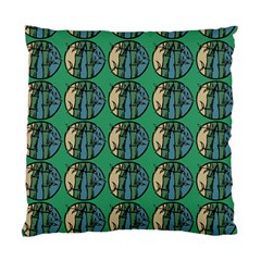 Bamboo Trees - The Asian Forest - Woods Of Asia Standard Cushion Case (two Sides) by DinzDas