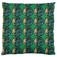 Bamboo Trees - The Asian Forest - Woods Of Asia Standard Flano Cushion Case (two Sides) by DinzDas