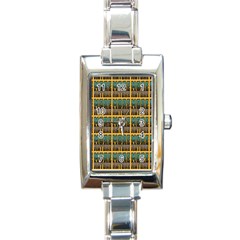 More Nature - Nature Is Important For Humans - Save Nature Rectangle Italian Charm Watch