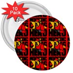 Working Class Hero - Welders And Other Handymen Are True Heroes - Work 3  Buttons (10 pack)  Front