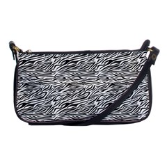 Zebra Pattern - Zebras And Horses - African Animals Shoulder Clutch Bag by DinzDas